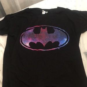 Black Galaxy Batman oversized T-shirt